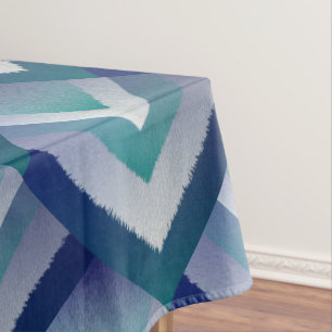 Nappe bleu turquoise gris ex pastel