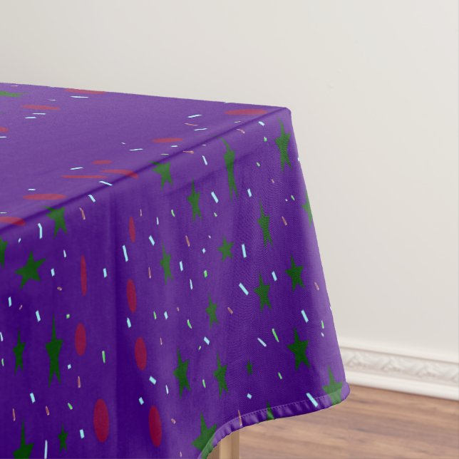 Nappe Bleu violet à motif violet conçu (In Situ)
