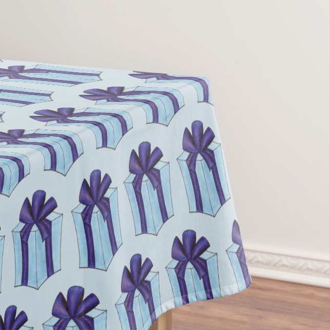 Nappe Bleu violet enveloppé Cadeau de vacances Anniversa (In Situ)