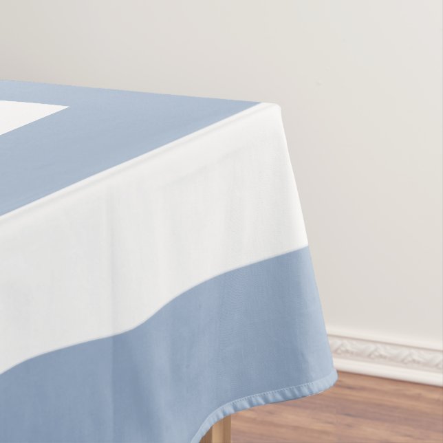 Nappe Bleue & Blanche Rayée (In Situ)