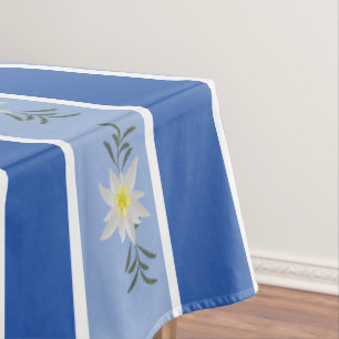 Nappe Bleue Edelweiss rayée