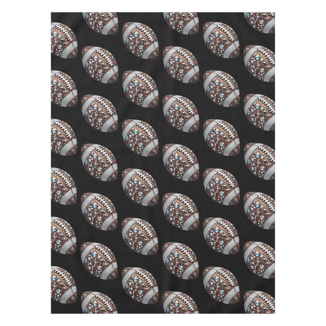 Nappe Bling Football Party Big Game Bowl Jeu (Devant)