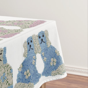 Nappe Blue Rose Staffordshire Chiens Ginger Jars Jar