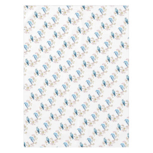 Nappe Bluebirds de montagne sur la branche Sakura