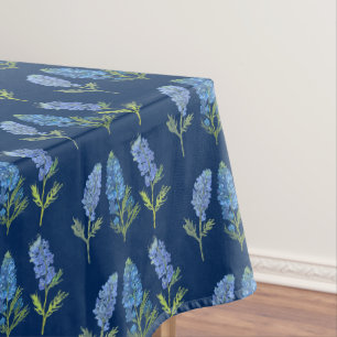 Nappe Bluebonnets Fleurs Bleues Texas Texan Floral