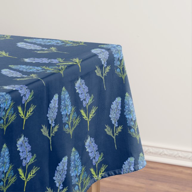 Nappe Bluebonnets Fleurs Bleues Texas Texan Floral (In Situ)