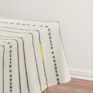 Nappe Bohème rustique lignes contemporaines points minim