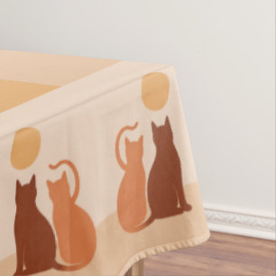 Nappe Boho Cats Sunset Desert