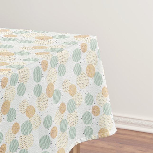 Nappe Boho Green et Gold Christmas (In Situ)