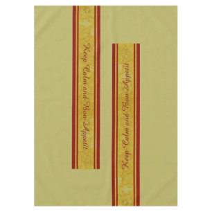 Nappe Bordure vintage Décor + texte et idée