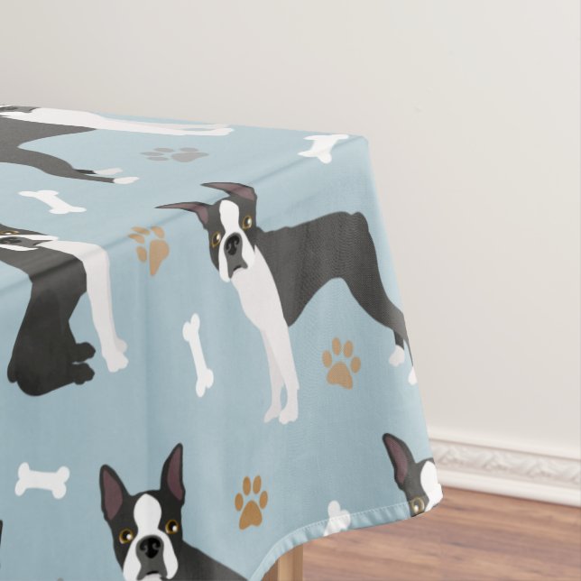 Nappe Boston Terrier Bones and Paws (In Situ)