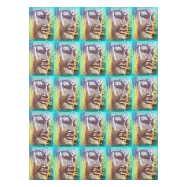 Nappe Bouddha visage vert (Devant)