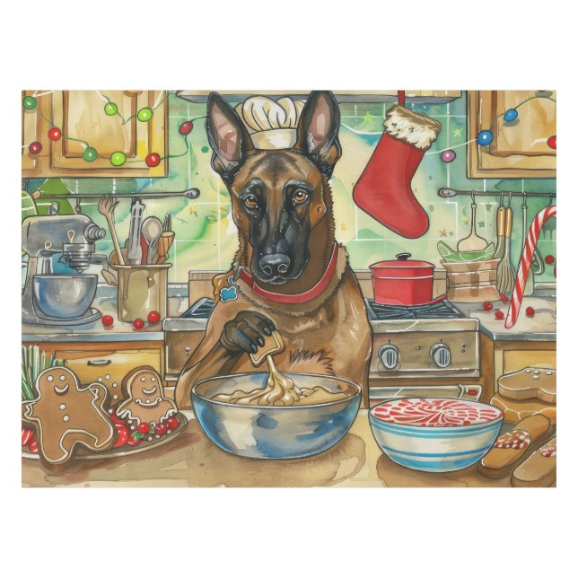 Nappe Boulangerie de Noël belge Malinoi (Devant (Horizontal))