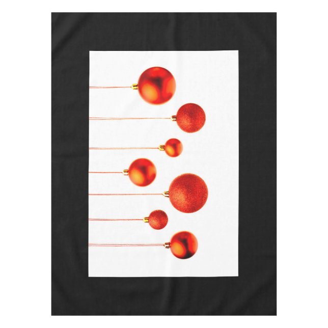 Nappe Boules de Noël (Devant)