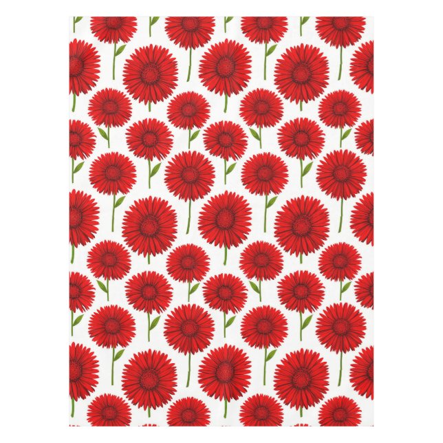 Nappe Bouquet de gerbera rouge (Devant)