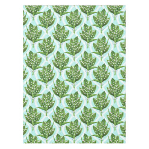 Nappe Bouquet de lis de la vallée fleurs sur le bleu