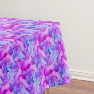 Nappe Bouquet teinté de fleurs blanches d'Hibiscus