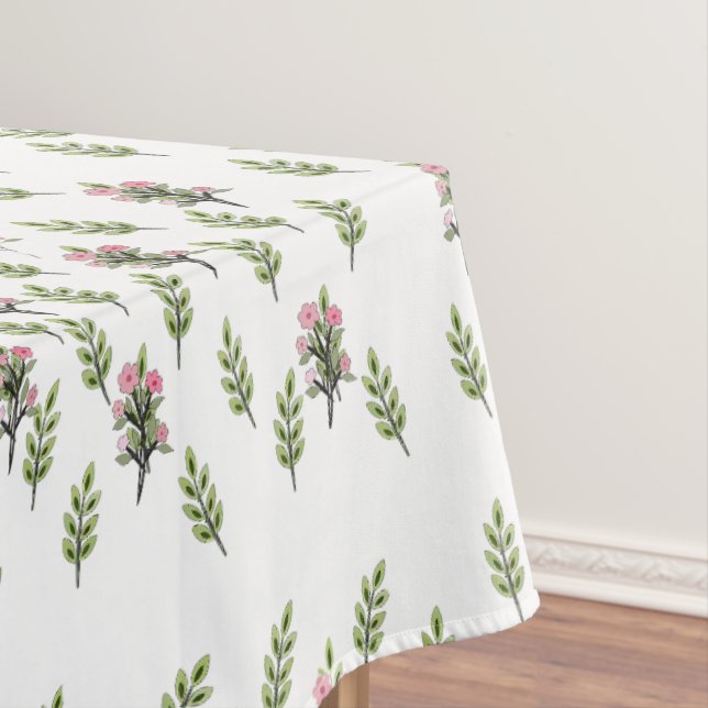 Nappe Bouquets roses grands  (In Situ)