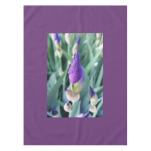 Nappe bourgeon d'iris pourpre