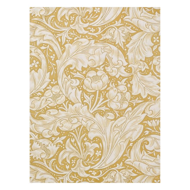 Nappe Bouton de célibataire en or de William Morris Flor (Devant)
