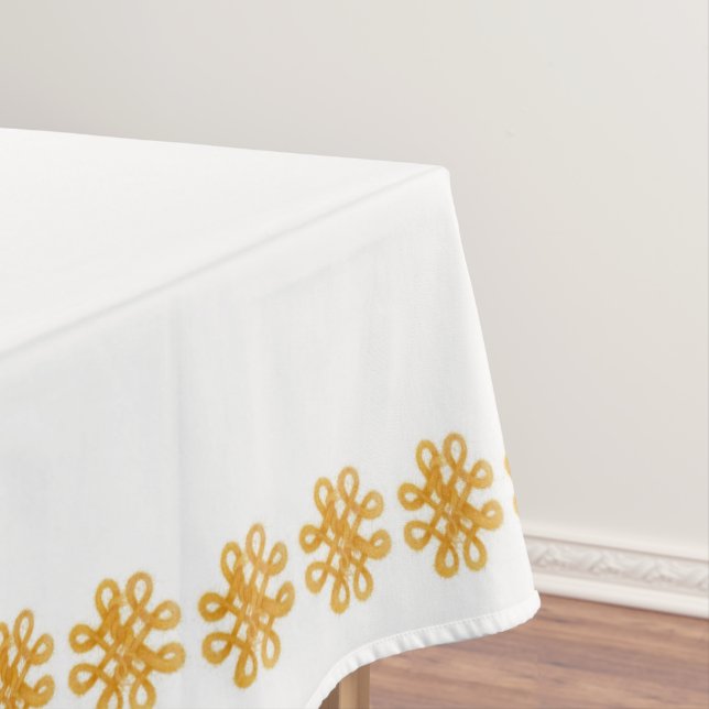 Nappe BOUTON EN CELTIQUE D'OR 52x70 (In Situ)