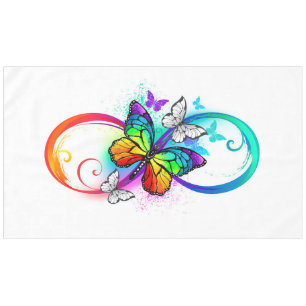 Nappe Bright infinity with rainbow butterfly