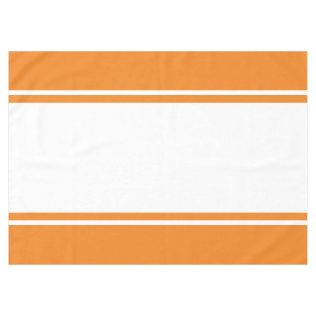 Nappe Bright Orange White Large Summer Racing Stripes (Devant (Horizontal))