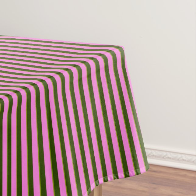 Nappe Bright Pink and Green Retro Stripe Modern (In Situ)