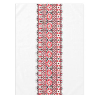 Nappe Broderie traditionnelle palestinienne Motif rouge