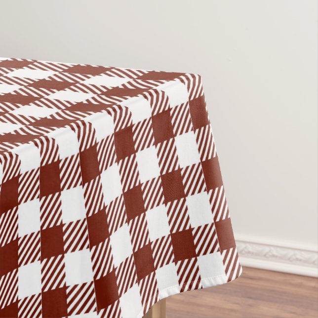 Nappe Brown En vichy Buffalo  de muscade (In Situ)