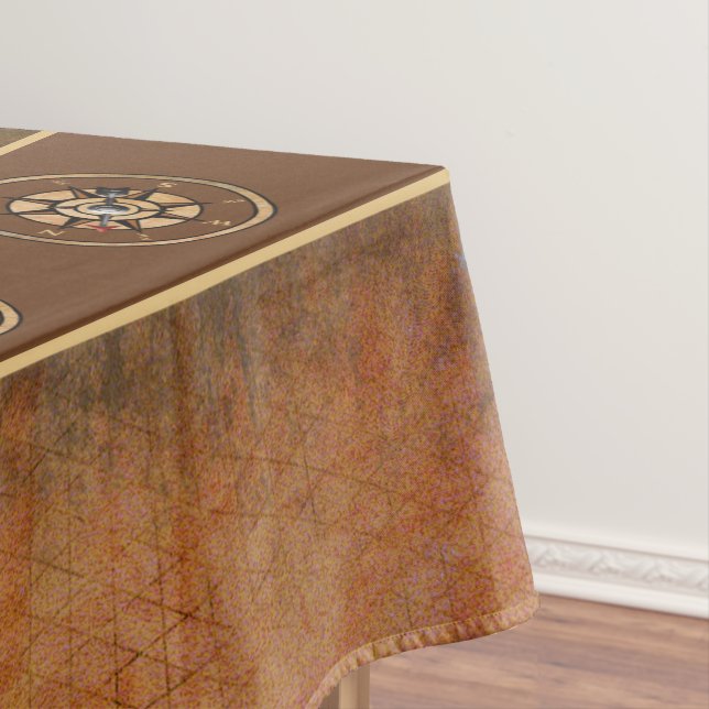 Nappe Brun Nautique Rustique Conception (In Situ)