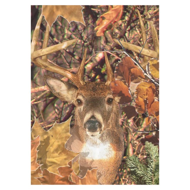 Nappe Buck Camouflage Cerf à queue blanche (Devant)