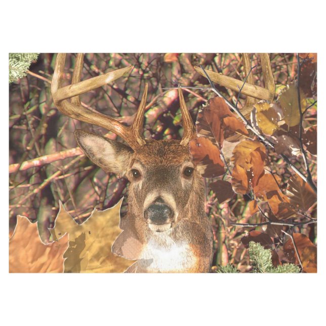 Nappe Buck Camouflage Cerf à queue blanche (Devant (Horizontal))