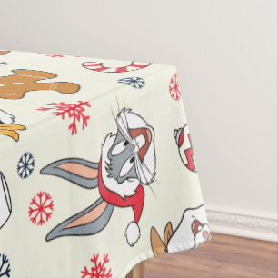 Nappe BUGS BUNNY™, DAFFY DUCK™ & Lola Motif de Noël