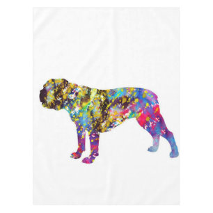 Nappe Bulldog Art Watercolor Portrait