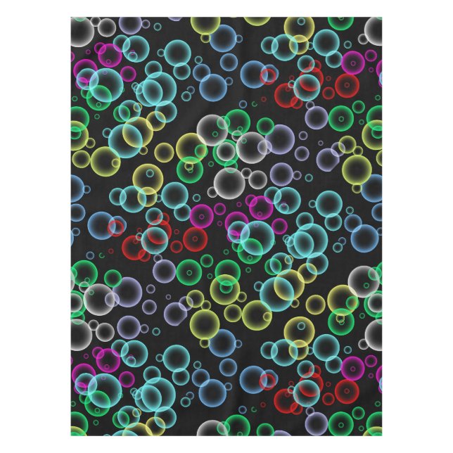 Nappe bulle motif 02.b Black BG (Devant)