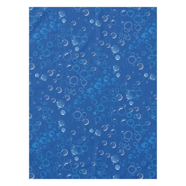 Nappe Bulles motif 01 Bleu BG (Devant)