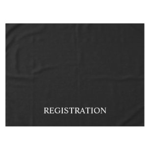 Nappe Bureau d'enregistrement noir