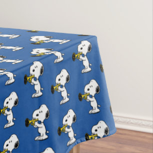 Nappe cacahuètes Joueur de trompette Snoopy