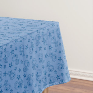 Nappe cacahuètes Snoopy Blue Space Astronaut Motif