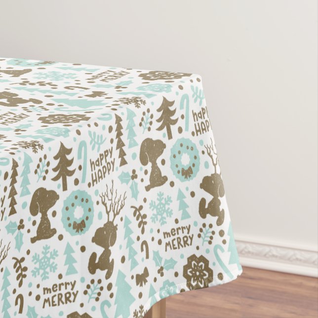 Nappe cacahuètes | Snoopy Frosty Motif de Noël (In Situ)
