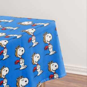 Nappe cacahuètes Snoopy L'As Volant