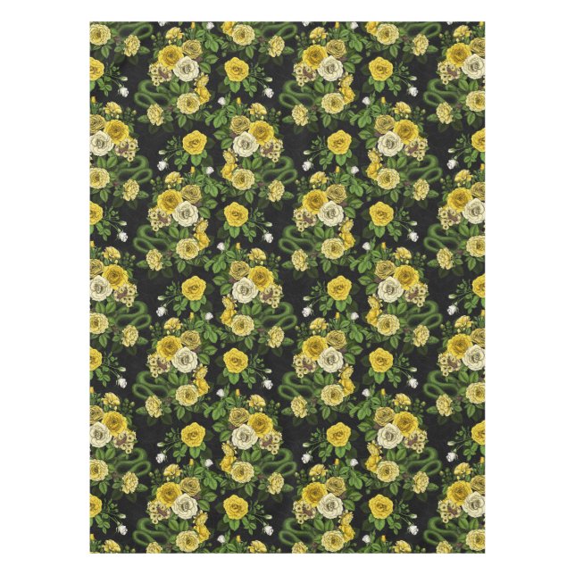 Nappe Caché en rose, jaune et vert (Devant)