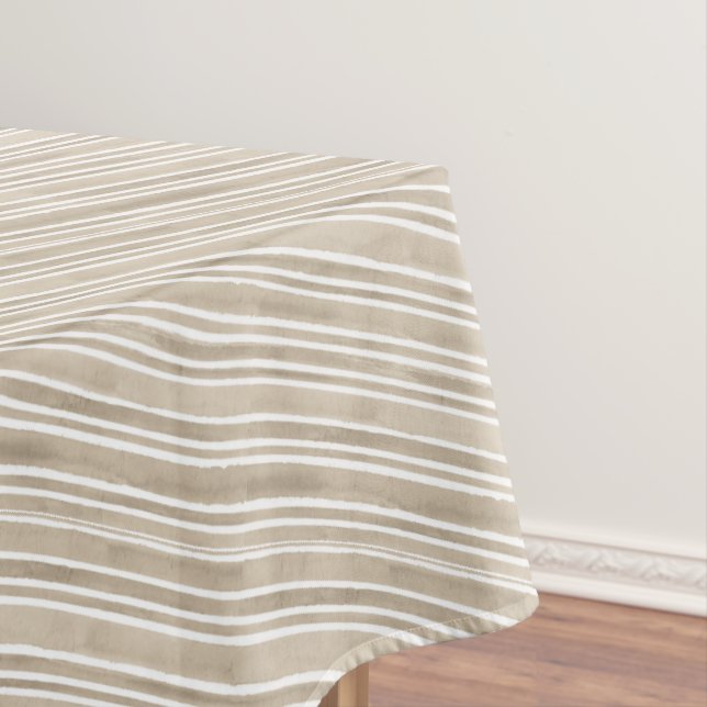 Nappe Cadeau rayé diagonal simple et élégant de taupe de (In Situ)