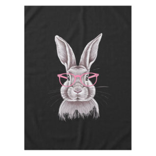 Nappe Cadeaux de famille mignons de Pâques de lapin drôl