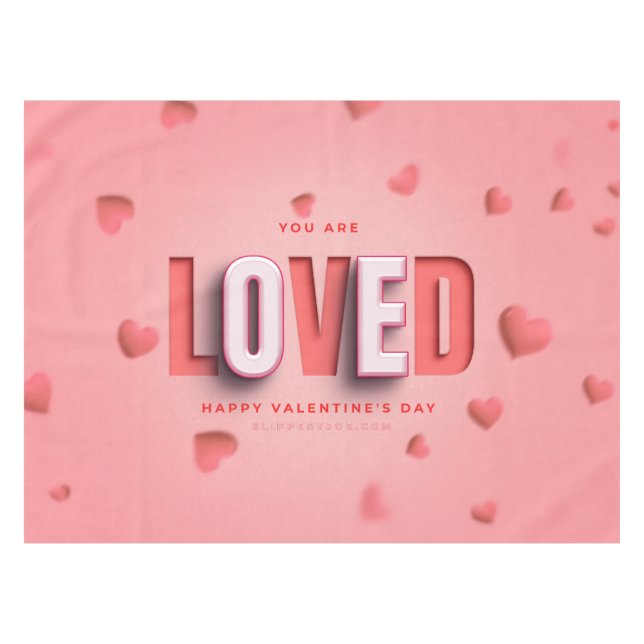Nappe Cadeaux de la Saint-Valentin de SlipperyJoe's ton  (Devant (Horizontal))