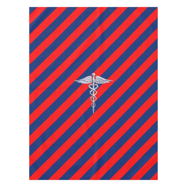 Nappe Caducée de style Ligue des symboles médicaux (Devant)