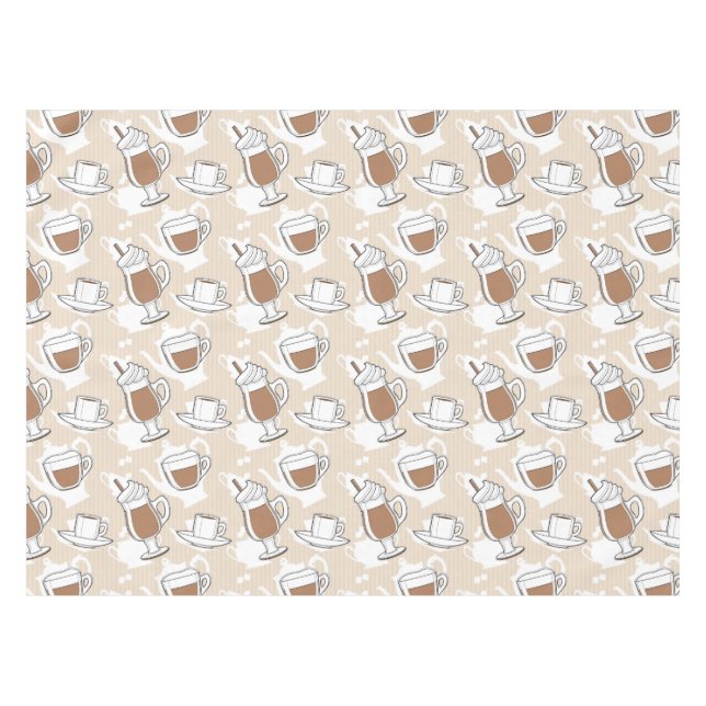 Nappe Café, motif doux (Devant (Horizontal))