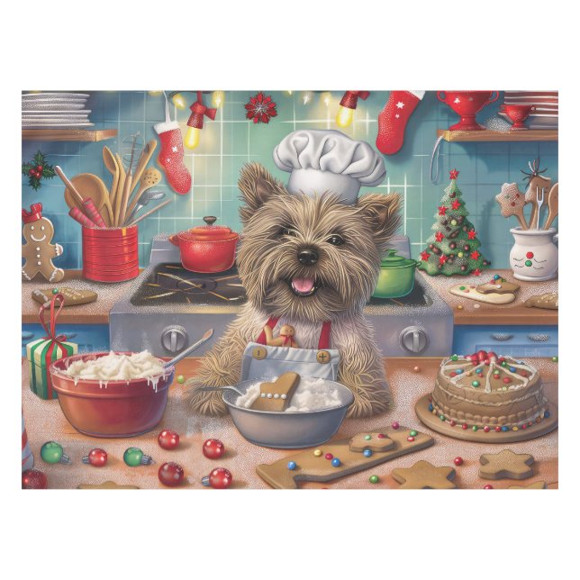 Nappe Cairn Terrier Gîtes de vacances : Noël festif (Devant (Horizontal))
