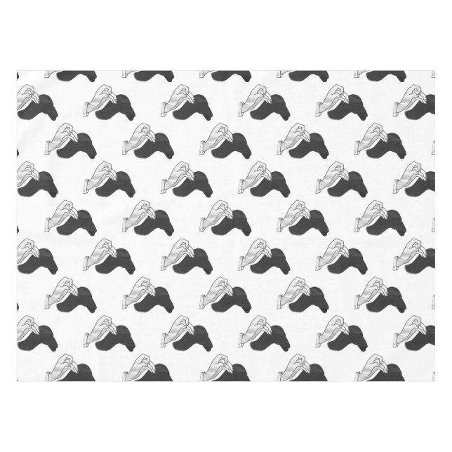 Nappe Camion Silhouette à la main (Devant (Horizontal))